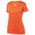 Augusta Sportswear Women's Orange Shadow Tonal Heather Short-Sleeve Training T-Shirt