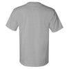 Bayside Men's Dark Ash Union-Made Short Sleeve T-Shirt