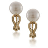 Carolee The Naomi 10mm White Pearl Stud Clip On Earrings