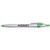 Hub Pens Green Trim Javalina Chrome Bright Pen with Black Ink