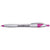 Hub Pens Pink Trim Javalina Chrome Bright Pen with Blue Ink