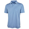 Charles River Men's Royal Heathered Eco-Logic Stretch Polo