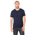 Bella + Canvas Unisex Solid Navy Triblend Short-Sleeve T-Shirt