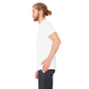 Bella + Canvas Unisex Solid White Triblend Short-Sleeve T-Shirt