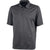 Charles River Men's Graphite Heather Heathered Polo