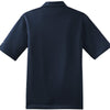 Nike Men's Navy Dri-FIT Short Sleeve Pebble Texture Polo