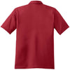 Nike Men's Red Dri-FIT Short Sleeve Mini Texture Polo