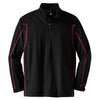 Nike Golf Men's Black/Red Quarter Zip Wind Jacket