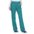 Cherokee Women's Teal Blue Workwear Premium Core Stretch Mid-Rise Pull-On Cargo Pant