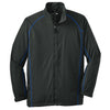 Nike Golf Men's Dark Grey/Royal Blue Full-Zip Wind Jacket