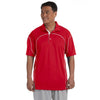 Russell Athletic Men's True Red/White Team Prestige Polo