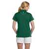 Russell Athletic Women's Dark Green/White Team Prestige Polo