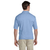 Jerzees Men's Light Blue 5.6 Oz Spotshield Pocket Jersey Polo