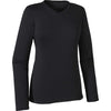 Patagonia Women's Black Long Sleeve Capilene Daily T-Shirt