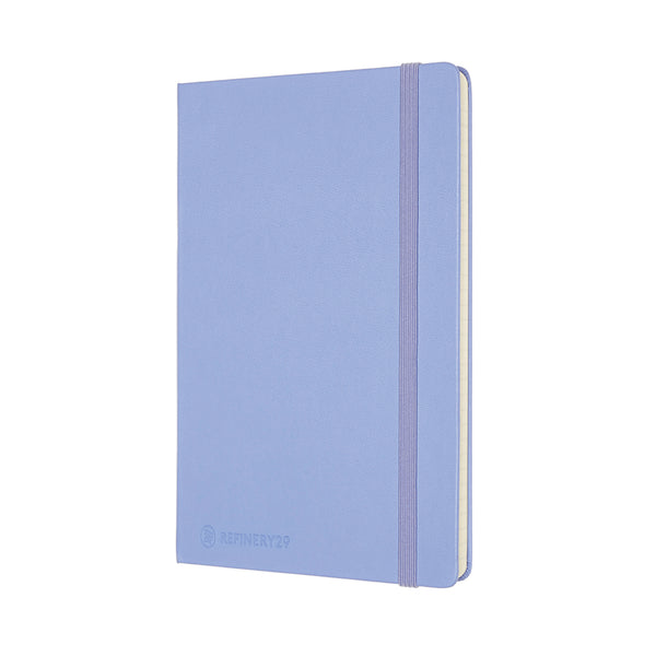 Moleskine Hydrangea Blue Hard Cover Ruled Large Notebook (5" x 8.25")