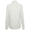 Charles River Women's Ivory Waffle Quarter Zip Pullover