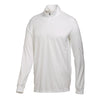 Puma Golf Men's White Tech ¼ zip Top - Left Sleeve Logo