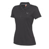 Puma Golf Women's Black Tech Polo - Left Chest Logo