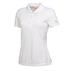 Puma Golf Women's White Tech Polo - Left Sleeve Logo