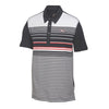 Puma Golf Men's Black YD Stripe Polo