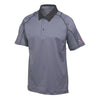 Puma Golf Men's Folkstone Gray Titan Tour Polo - Left Sleeve Logo