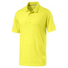 Puma Golf Men's Lemon Tonic Essential Pounce Golf Polo Cresting