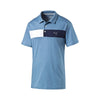 Puma Golf Men's Blue Heaven Short Sleeve Cool Touch Golf Polo