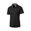 Puma Golf Men's Black Short Sleeve Tailored Tipped Polo