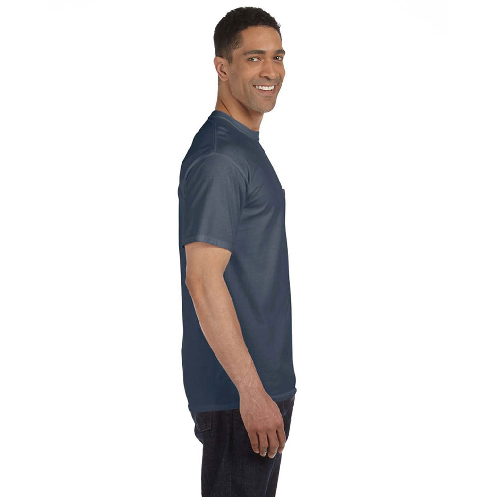Comfort Colors Men's Denim 6.1 oz. Pocket T-Shirt