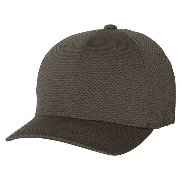Flexfit Men\'s Dark Grey 3D Hexagon Stretch Jersey Cap