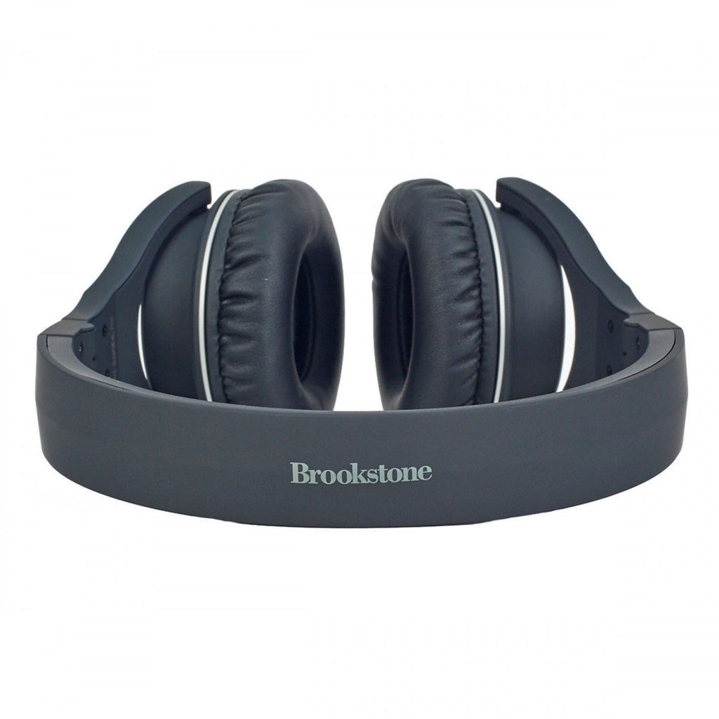 Brookstone Black Bluetooth Compact Wireless Headphones