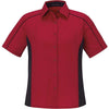North End Women's Classic Red Fuse Colorblock Twill Shirt