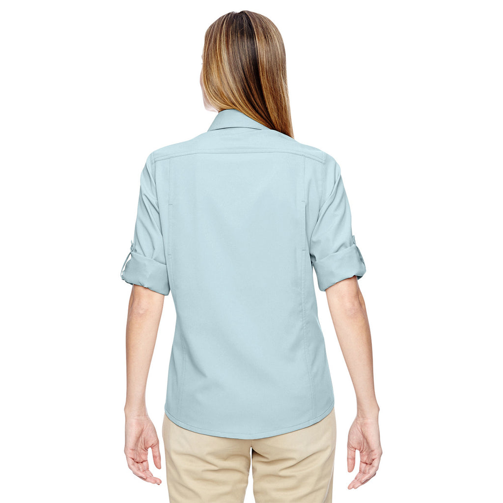 North End Women's Crystal Blue Excursion Concourse Performance Shirt