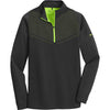 Nike Golf Men's Black/Chartreuse Therma-FIT Hypervis 1/2-Zip Cover-Up