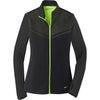 Nike Golf Women's Black/Chartreuse Therma-FIT Hypervis Full-Zip Jacket