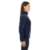 North End Women's Midnight Navy Three-Layer Fleece Bonded Performance Soft Shell Jacket