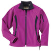 North End Women's Plum Rose Three-Layer Fleece Bonded Performance Soft Shell Jacket