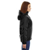 North End Women's Black Insulated Jacket