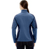 North End Women's Blue Ridge Compass Colorblock Three-Layer Fleece Bonded Soft Shell Jacket
