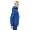 North End Women's Nautical Blue Linear Insulated Jacket with Print