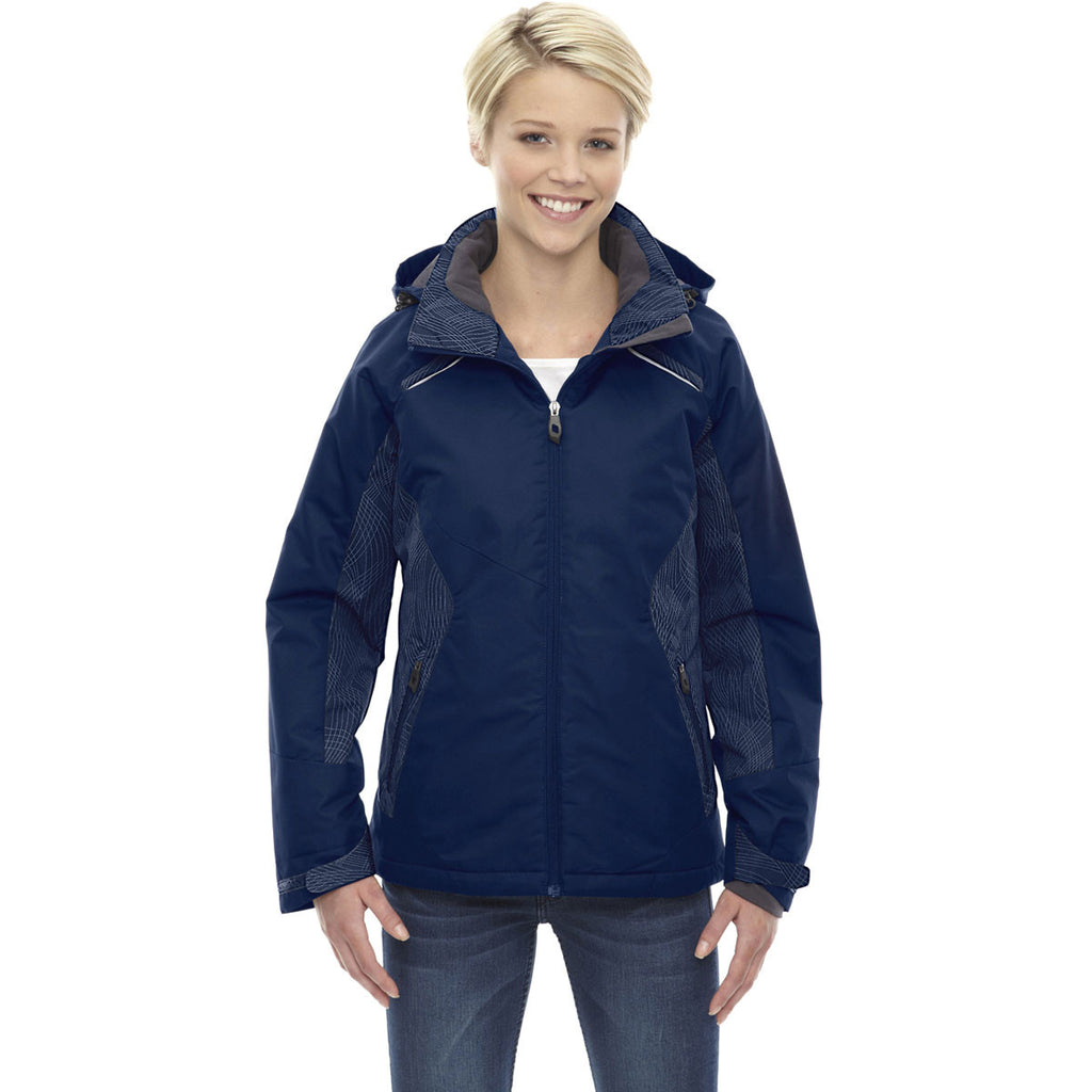 North End Women's Night Linear Insulated Jacket with Print