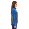 North End Women's Nautical Blue Generate Textured Fleece Jacket