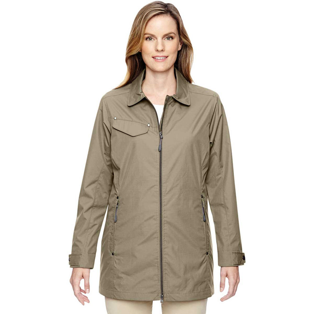 North End Women's Stone Excursion Jacket with Fold Down Collar