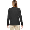 North End Women's Black Excursion Nomad Performance Waffle Henley