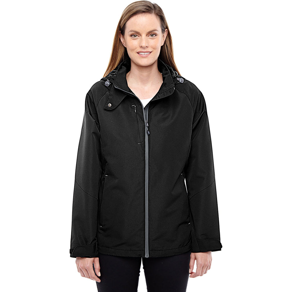North End Women's Black/Graphite Insight Interactive Shell Jacket