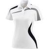 North End Women's White Impact Performance Colorblock Polo