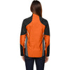 North End Women's Black/Mandarin Orange Dynamo Performance Hybrid Jacket