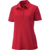 North End Women's Olympic Red Dolomite UTK Performance Polo