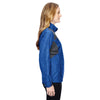 North End Women's Nautical Blue Interactive Sprint Printed Jacket