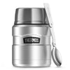 Thermos Stainless Steel Stainless King Food Jar with Spoon - 16 oz.